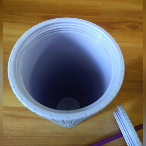 STARBUCKS VALENTINE'S DAY LILAC PURPLE MATTE STUDDED DIAMOND GRID TUMBLER - Picture 3 of 4